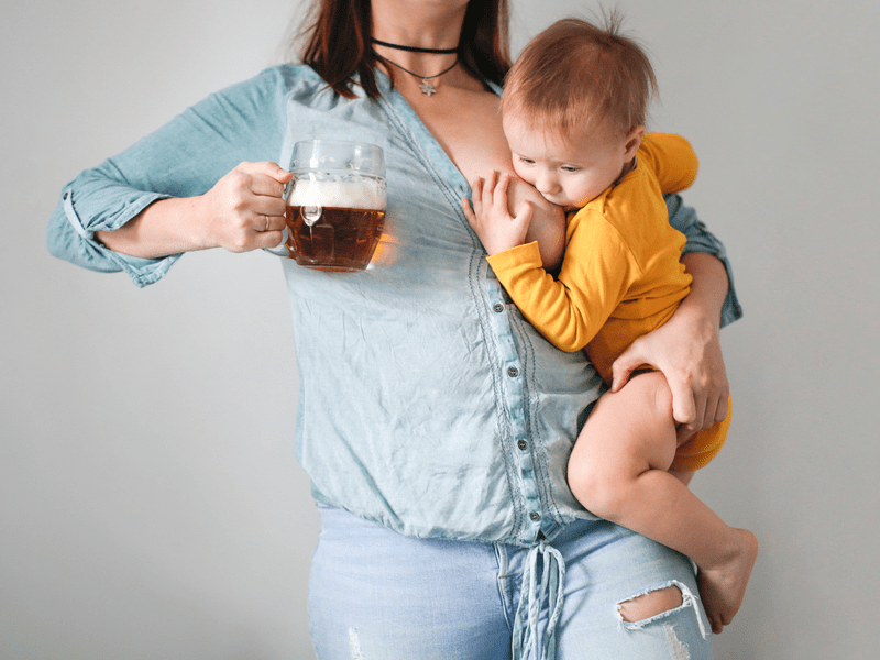 Álcool e amamentação: podemos beber um bocadinho? Álcool e amamentação