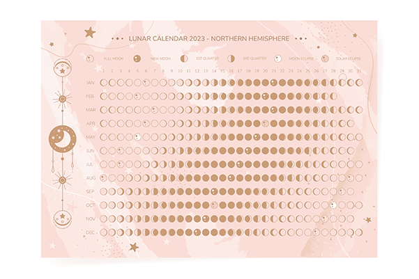 Calendario lunar 2023